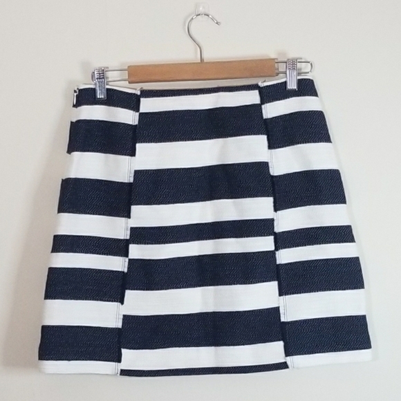 Ann Taylor Loft Nautical Stripe Skirt - Picture 4 of 8